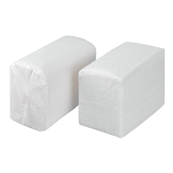 Karat 15"x17" 2 Ply Dinner Napkins, White - 3,000 pcs