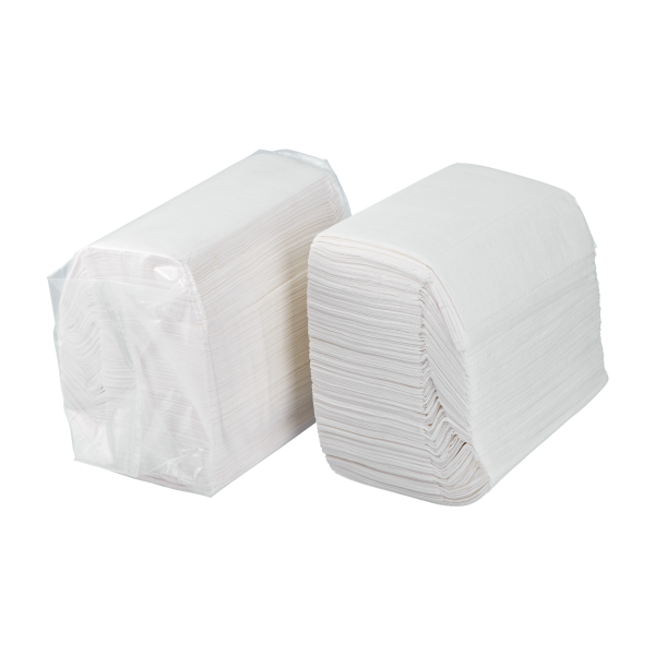 Karat 12"x13" Off-Fold Napkins, White - 6,000 pcs