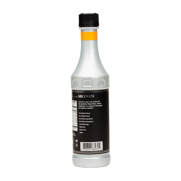 Monin Peach Flavoring Concentrate - Bottle (375mL)