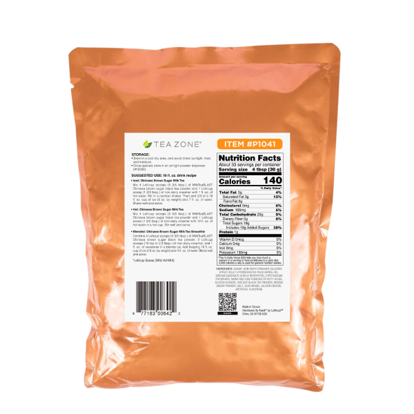 Tea Zone MilkTeaBLAST Okinawa Brown Sugar Powder - Bag (2.2 lbs)