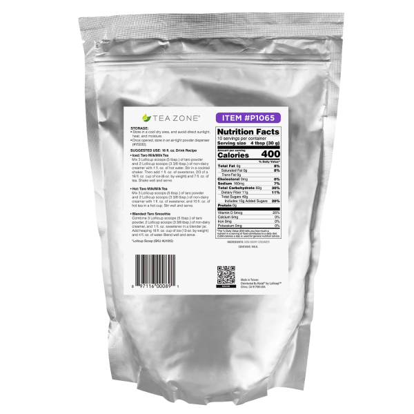 Tea Zone Taro Powder - Bag (2.2 lbs)