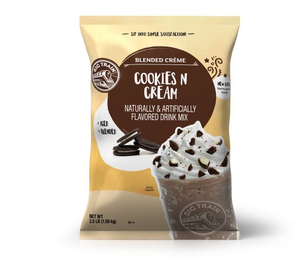 Big Train Cookies N Cream Blended Creme Beverage Mix - Bag (3.5 lbs)