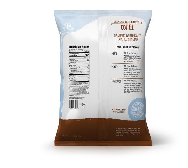 Big Train Coffee Blended Ice Coffee Mix - Bag (3.5 lbs)
