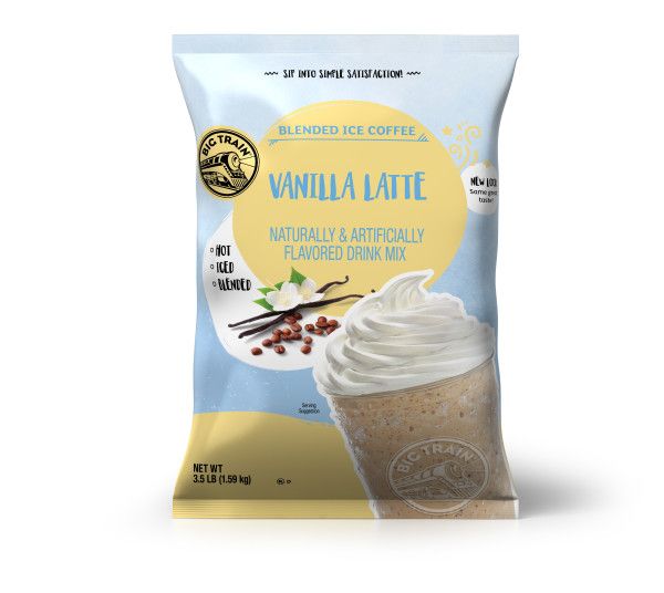 Big Train Vanilla Latte Blended Ice Coffee Mix - Bag (3.5 lbs)