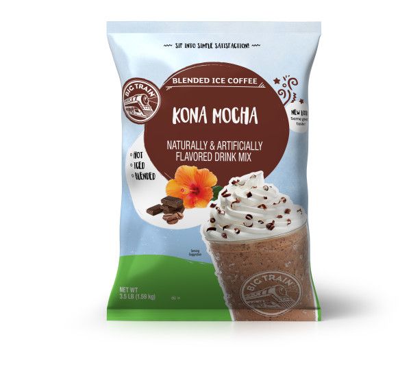 Big Train Kona Mocha Blended Ice Coffee Beverage Mix - Bag (3.5 lbs)