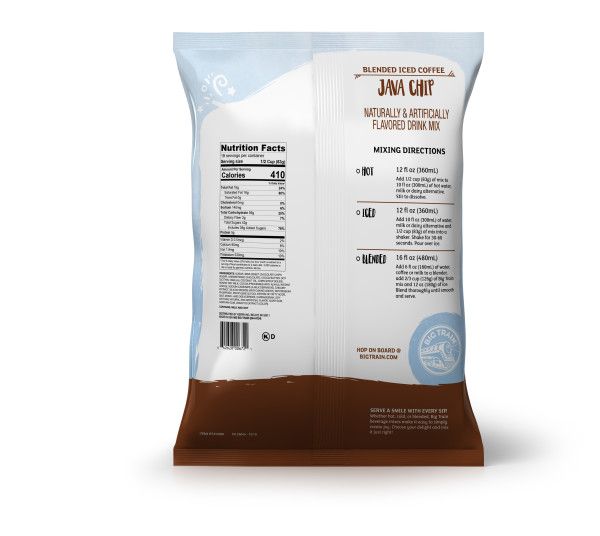 Big Train Java Chip Blended Ice Coffee Mix - Bag (3.5 lbs)