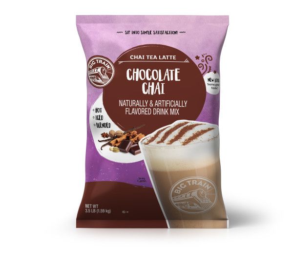 Big Train Chocolate Chai Tea Latte Beverage Mix - Bag (3.5 lbs)