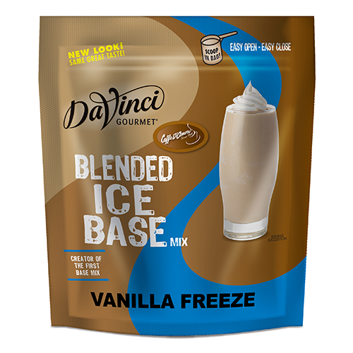 DaVinci Vanilla Freeze Frappe Base Mix - Bag (3 lbs)