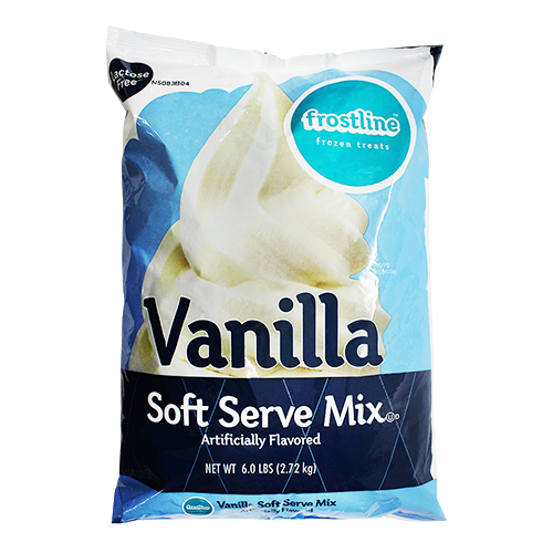 Frostline Vanilla Soft Serve Mix - Bag (6 lbs)