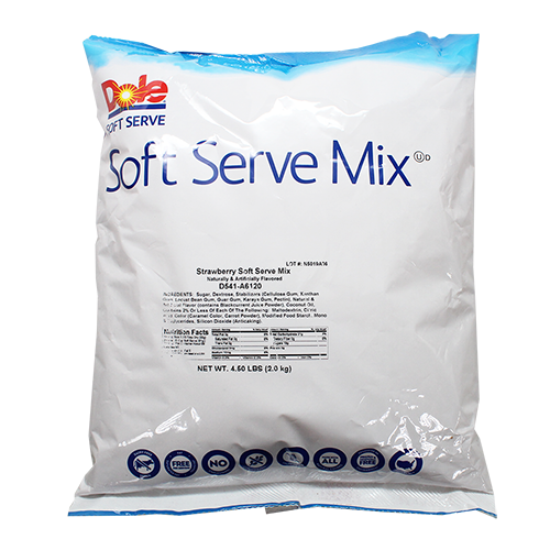 Dole Soft Serve Mix - Strawberry - Bag (4.4 lbs)