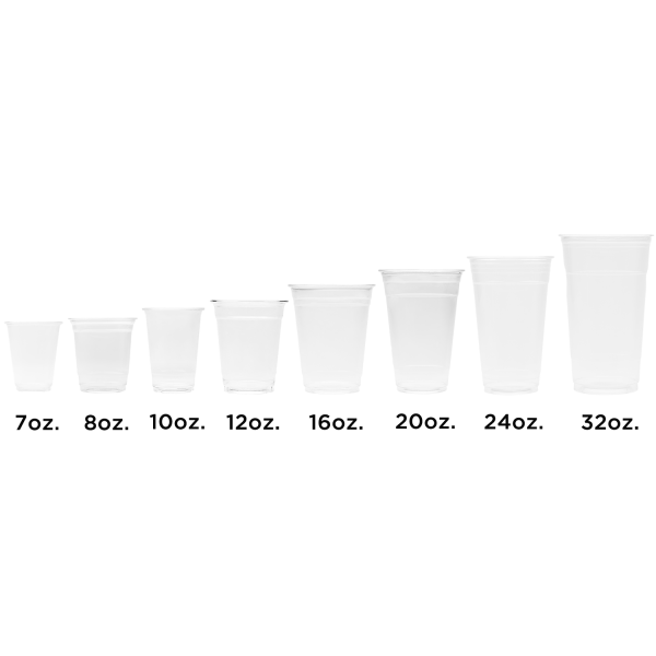 Karat 10oz PET Plastic Cold Cups (78mm) - 1,000 pcs