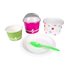 Karat PP Plastic Medium Weight Tea Spoons, Green - 1,000 pcs