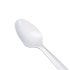 Karat PP Plastic Medium-Heavy Weight Tea Spoons Bulk Box, White - 1,000 pcs