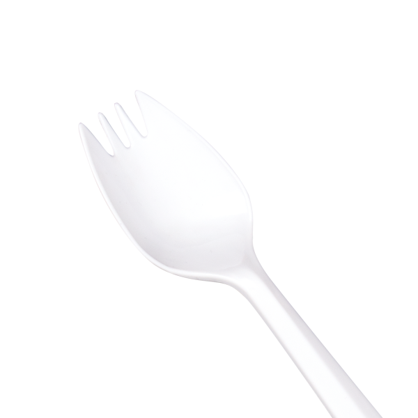 Karat PP Plastic Medium Weight Sporks, White - 1,000 pcs